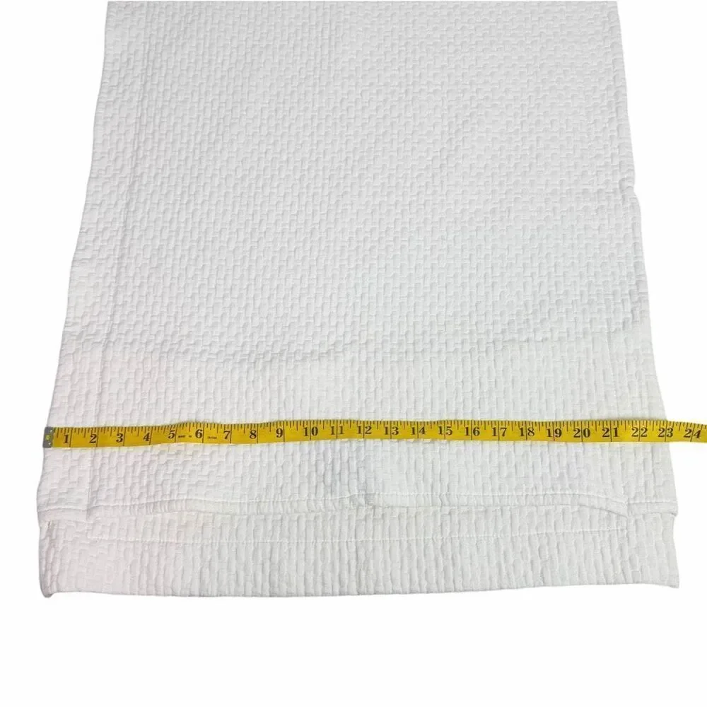 Peacock Alley Standard Matelasse Pillow Shams White SET